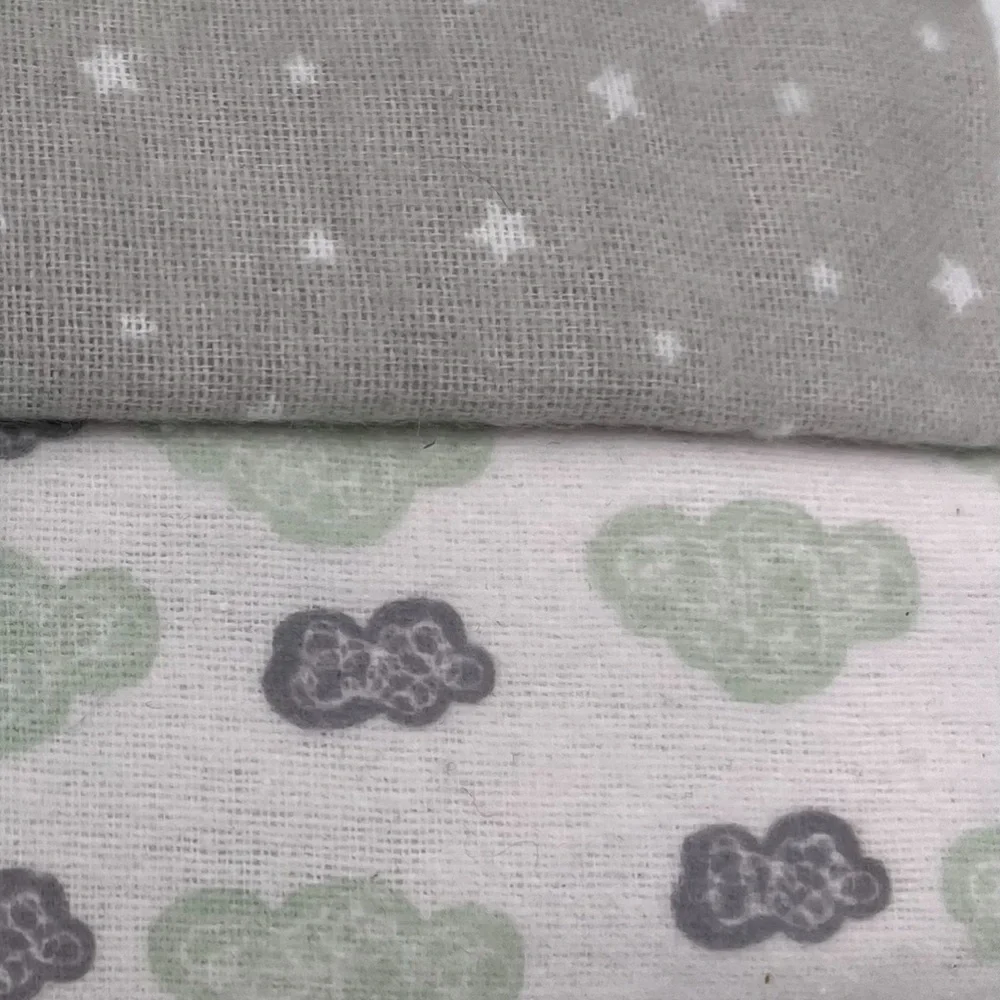 100% COTTON 4 PACK RECEIVING BLANKETS - Picture 5 of 9